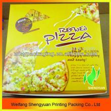 cheap custom pizza box/ new design pizza boxes/pizza packing box wholesale