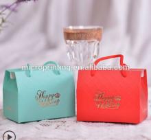 Customized gift box-Foldable European wedding candy paper box