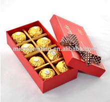 Customized wedding chocolate packaging paper box