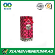 Beautiful promotional wine bag ,eco- fridndly paper bag, red wine bag