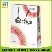 Super quality branded art paper laminated bag