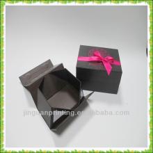 Chocolate foldable rigid cardboard packaing box
