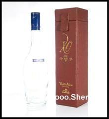 Make in China Luxury PU leather Single bottle Grape & Red Wine Box