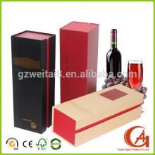 paper wine bottle champagne flute gift box