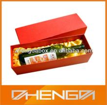 Hot!!! Customized Made-in-China Red Wine Silk Paper Gift Box(ZDW13-E038)
