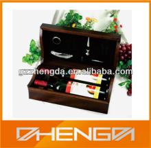 High quality customized made-in-china red wine wooden box(ZDWW-042)