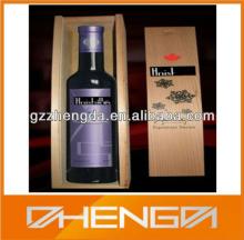 Guangzhou Factory Customized Made-In-China Red Wine Wooden Gift Wine Box (ZDSJ-W001)