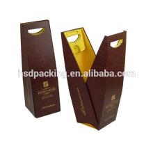 2014 customized champagne cardboard wine  glass  boxes manufacture
