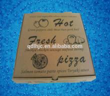 Brown kraft corrugated pizza box factory in China