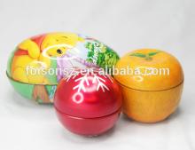 special easter egg shape candy tin can