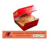I burger box/ hamburger  paper box/100% food grade  hamburger   packaging  box/LZY13122605