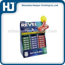 Cardboard Desktop Chewing Gum  Display   Box es, Counter   Display   Box  for Chewing Gum