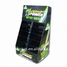 Fahional  paper   display   stand  with small layer for chewing gum