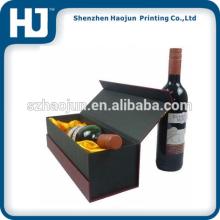 Unique colorfully Red wine gift box can be fold