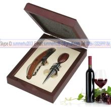 Hot sale fancy wooden red wine  tool s  box es for party gift