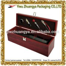 Yiwu Manufacturer Red Wine Display Box Wooden Wine Box for Gift