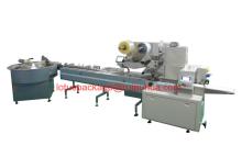 Chocolate bar automatic distribution and packaging /sealing system
