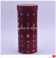  paper  tube cans/round  paper  packaging design/custom  colour   paper  gift box for champagne glass, wine
