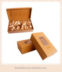 Cheap red wine box and decorative wooden hamper boxes