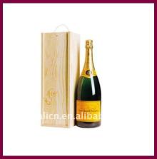 pine wood champagne gift packaging box