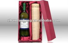special paper red wine gift packaging box (W-755)