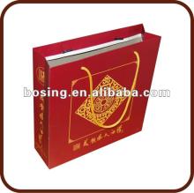 gift bag for two bottles of red wine