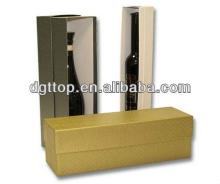 Cardboard paper printed luxury red wine box wine packaging box