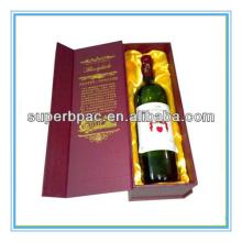 12 * 5 * 5 Inch Printed Red wine glass packing box printing With Hot Stamping made in shenzhen, chin