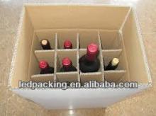 costom 5 ply corrugated carton box for red wine