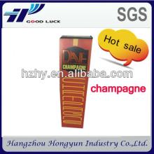plastic folding box for Champagne wine