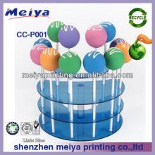 4 tier cake pop tower ,acrylic lollipop display stand,Square plexiglass cake pop stand