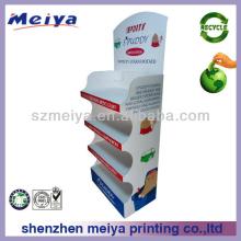 Supermarket promotion snack products showroom display shelf,chewing gum display shelf