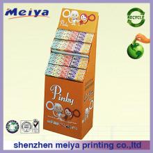 Lovely merchandise cardboard display rack, floor counter display,cardboard counter top displays for