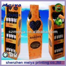 display standee/display stands for bottles/cardboard display stands for red wine