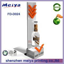Favorites Compare Red wine cardboard floor display,pop advertising flooring display stand