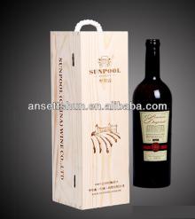 high class customized red wine wooden box,wholesale chinese merchandise,wooden package box