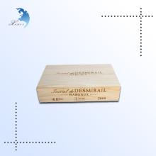 cheap  custom  handmade  liquor /champagn/whisky  bottle  packing woden box