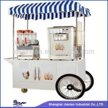 Cheapest Food cart Franchise Business stripes optional ice cream cart
