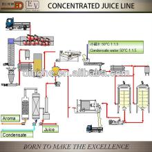Concentrated apple  juice  production line