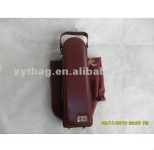 OEM PU leather red wine carrier holder wholesale