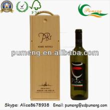 Custom Individual Wooden Red Wine Box with Logo