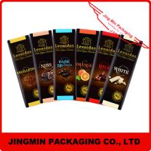 Paper chocolate bar packaging