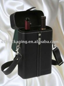 exquisite leather red wine packaging box