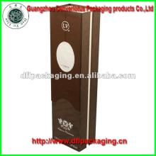 Good quality red  wine  packaging box with ribbon  base 
