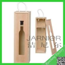 Hot selling natural wooden wine or champagne box, wine in box