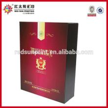 Wholesale cheap red wine paper packaging box
