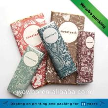 Delicate design size paper packaging chewing gum box