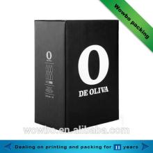Deluxe red  wine  paper  box  /recycle  wine   carton   box 
