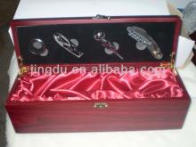 HIGH QUALITY LUXURY  WOODEN  RED  WINE   CASE  WITH ACCESSORIES / VARIOUS PACKAGING BOX