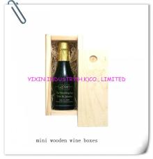 Mini  champagne   wooden   box 